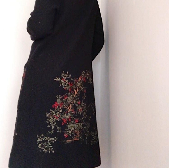 GabbyIsabella Boiled wool cardigan. Size small/med - Picture 2 of 6